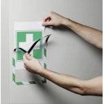 Durable 4945 131 Magnetic Frame Security A4 (5pcs)  - Green/White